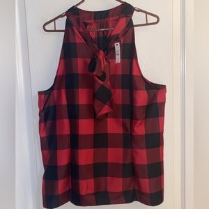 Talbot Buffalo Plaid Blouse